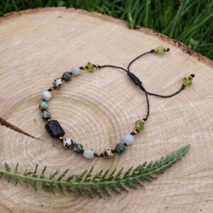 Bransoletka z Turmalinem - Ochronka Obfitości