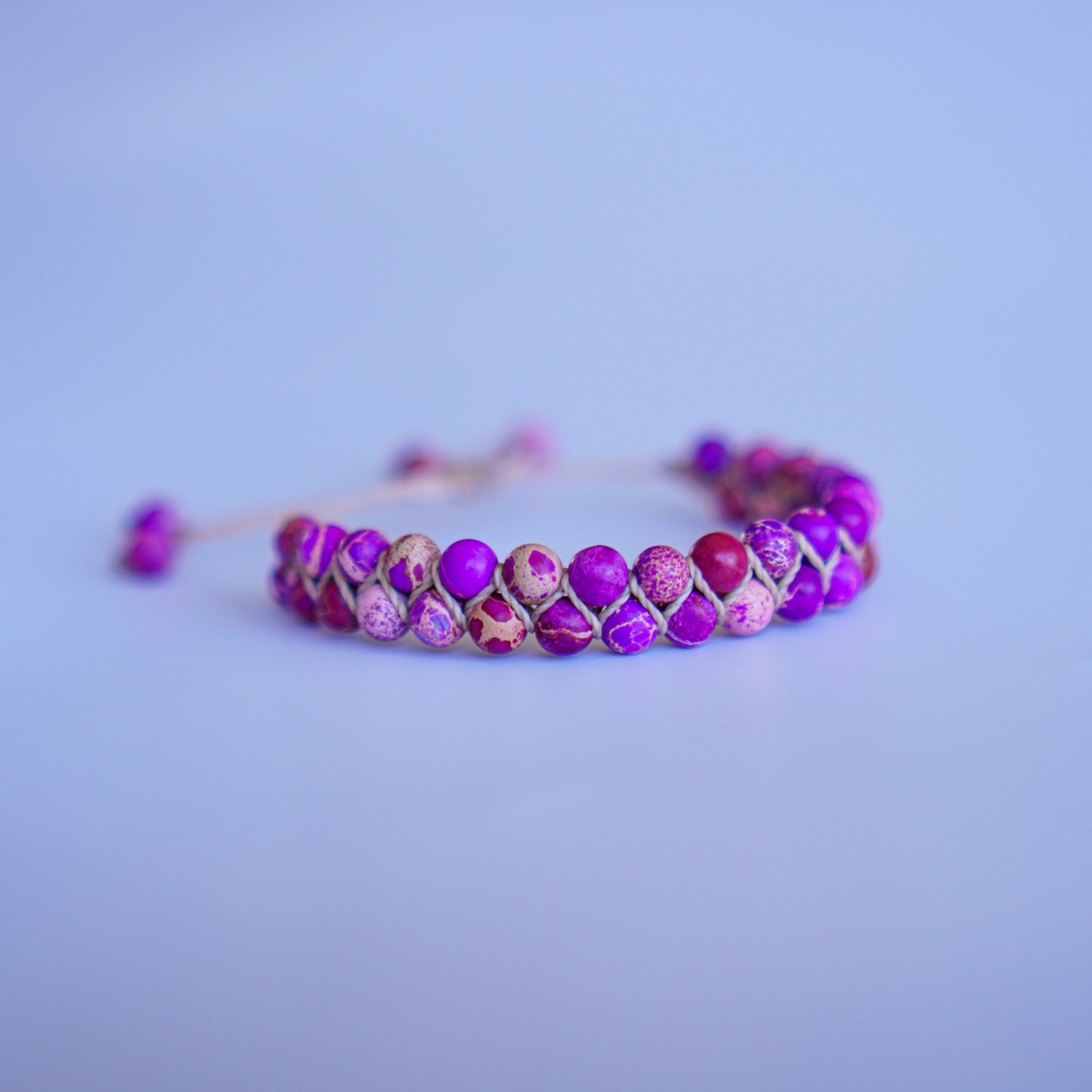 Bransoletka z Jaspisem Cesarskim - Delikatny Urok - obrazek 4