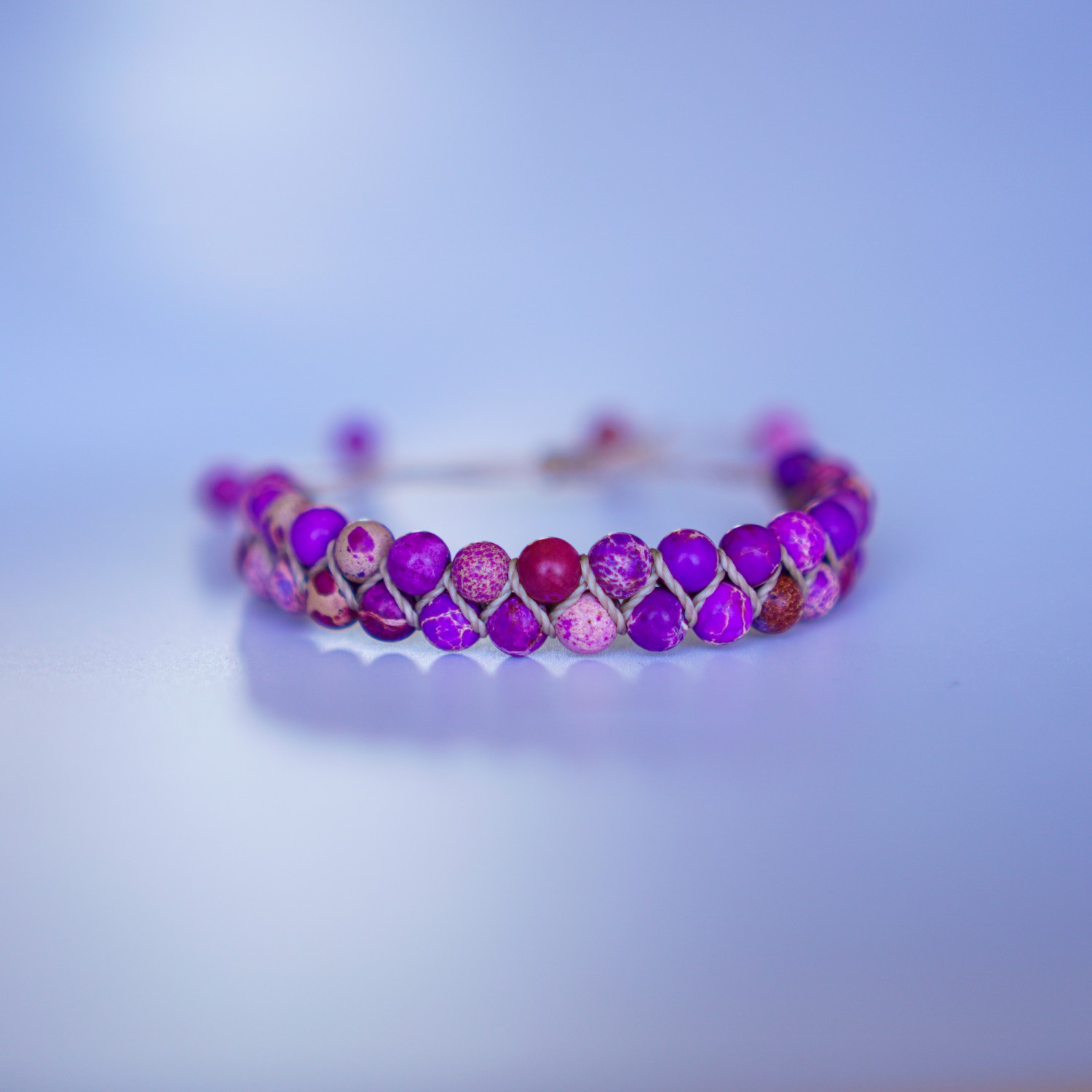 Bransoletka z Jaspisem Cesarskim - Delikatny Urok