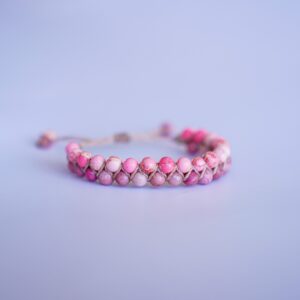 Bransoletka z Jaspisem Cesarskim - Kamień Miłości i Harmonii