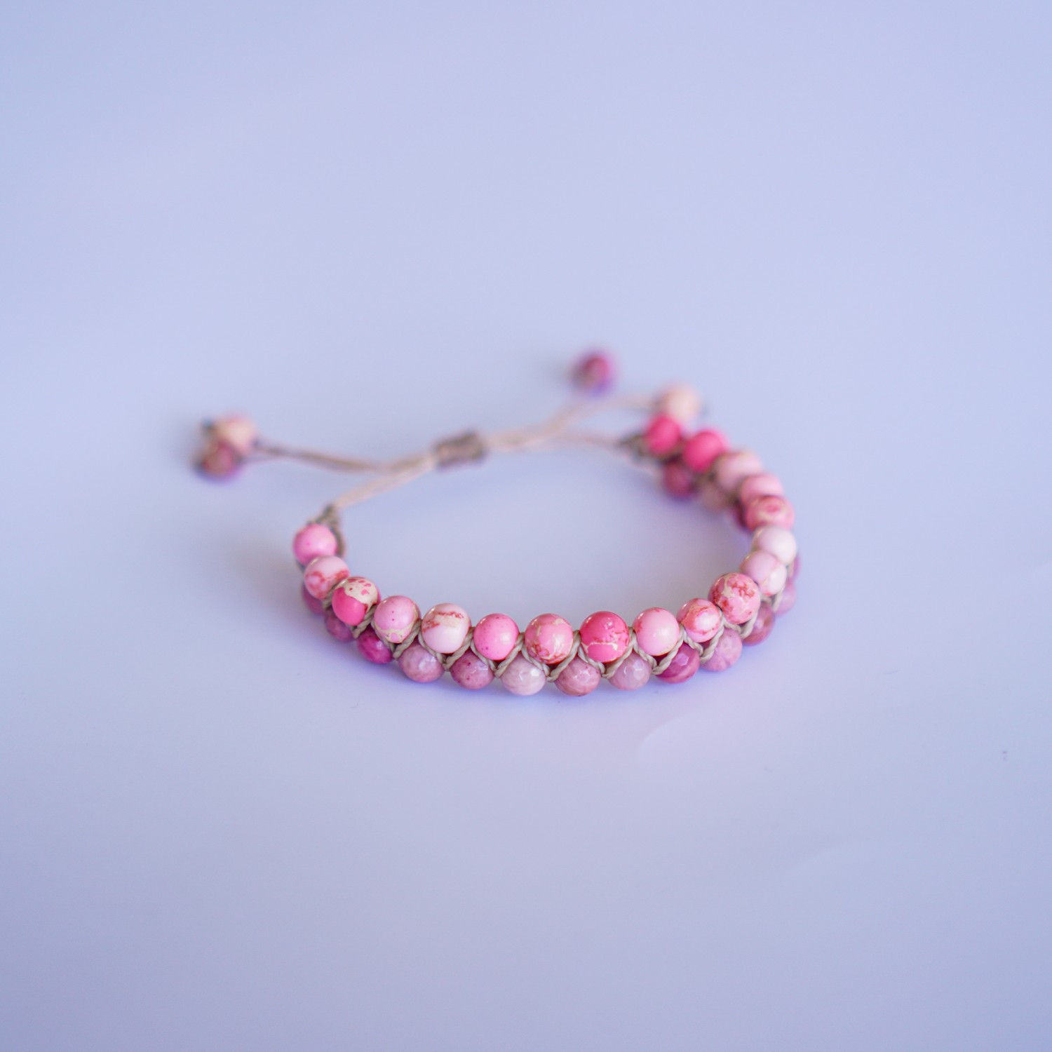 Bracelet with Imperial Jasper - Stone of Love and Harmony - Image 3