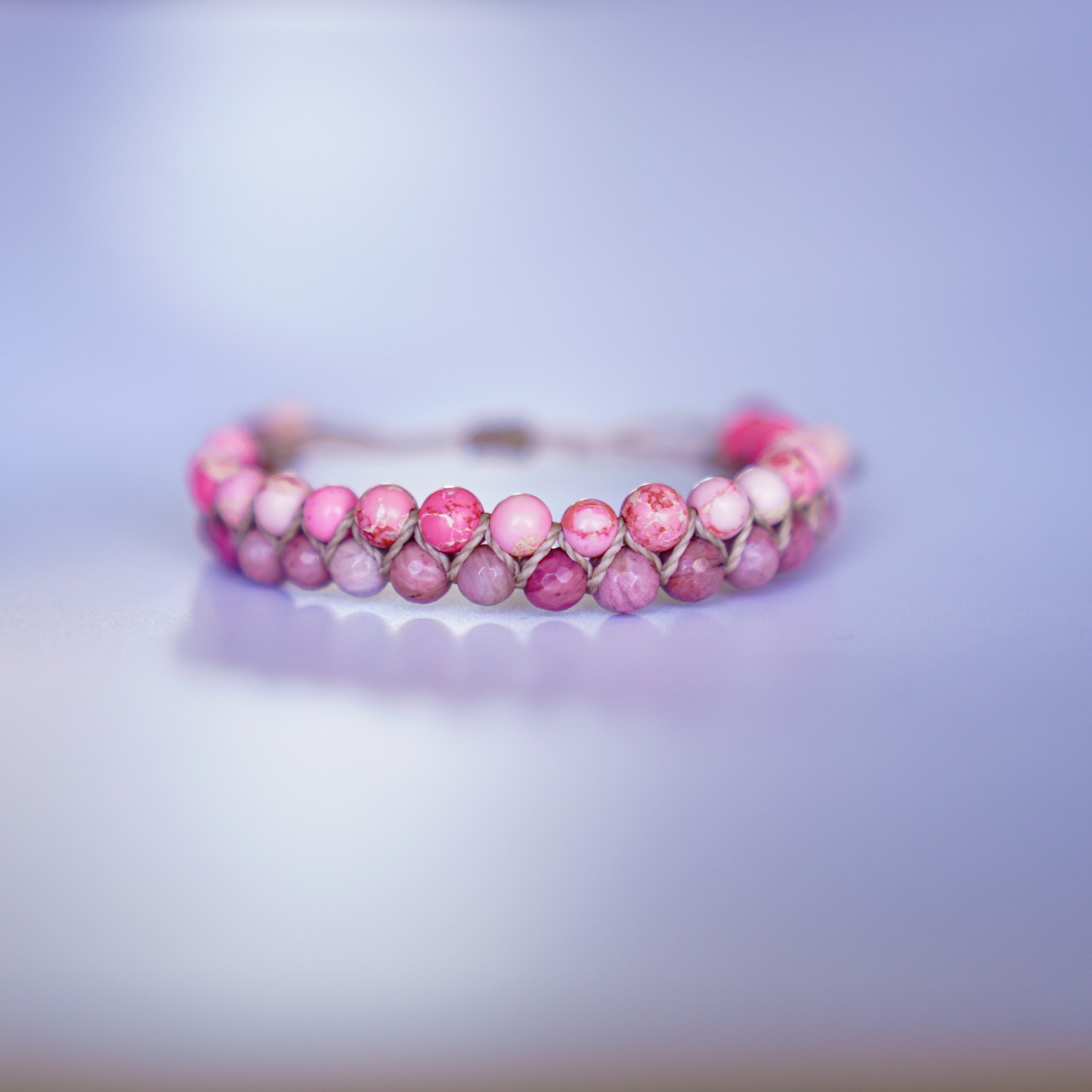 Bracelet with Imperial Jasper - Stone of Love and Harmony - Image 4