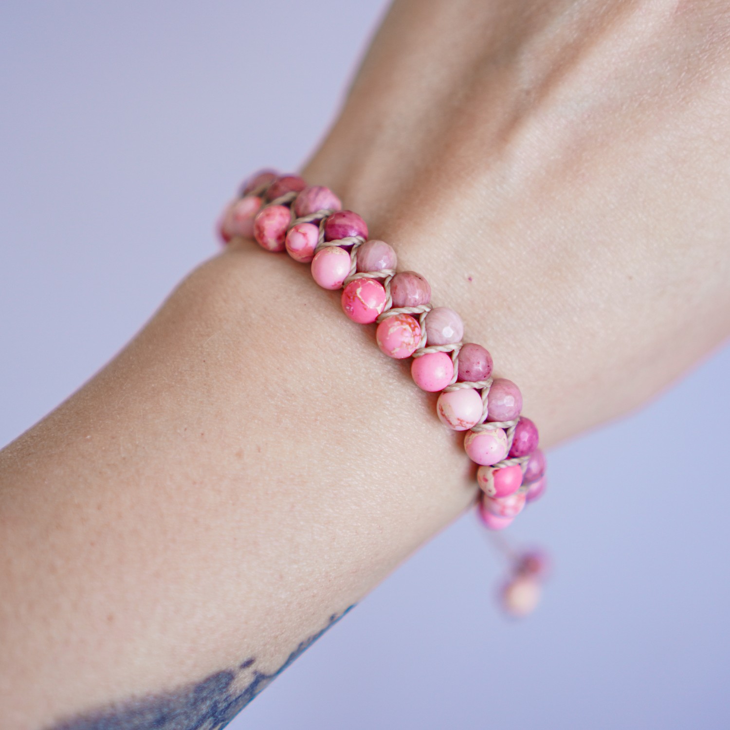 Bracelet with Imperial Jasper - Stone of Love and Harmony - Image 2