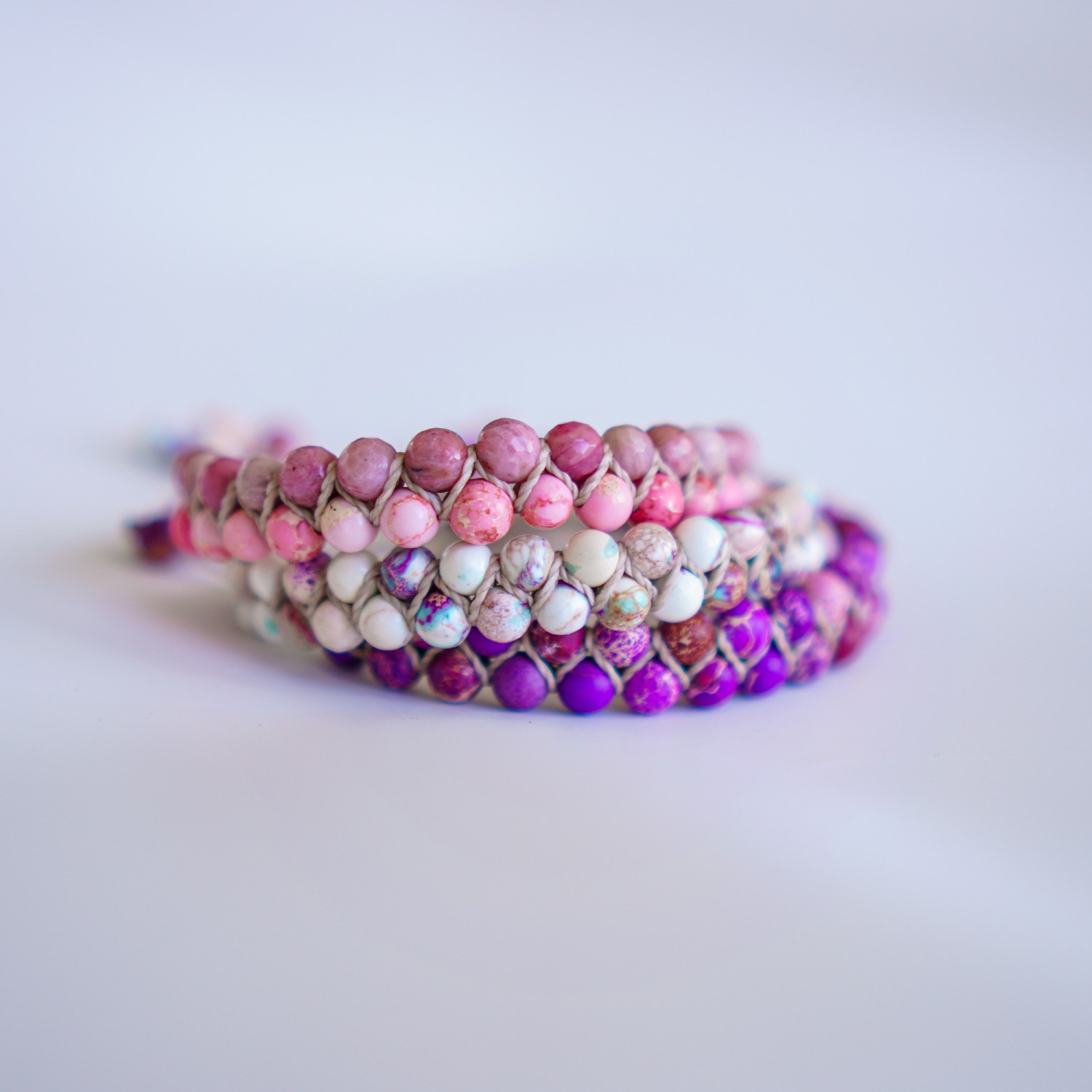 Bracelet with Imperial Jasper - Stone of Love and Harmony - Image 5