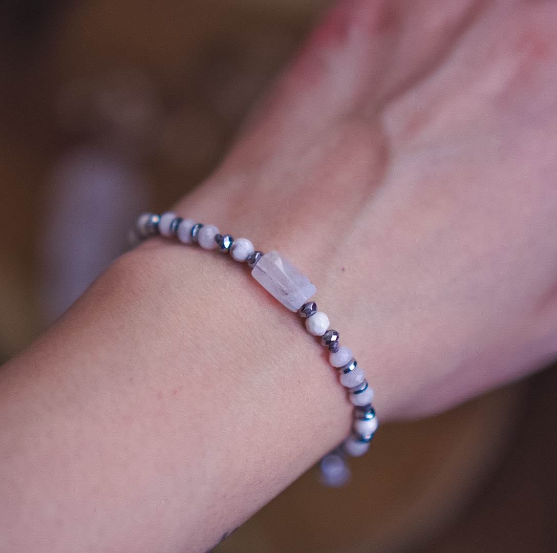 Bransoletka Siła Wewnętrznej Harmonii - Kamień Księżycowy - obrazek 2