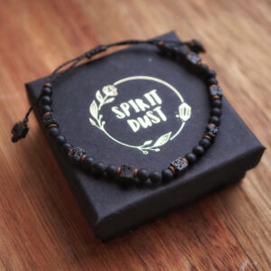 Stone of Fire - Bracelet with Lava, Obsidian