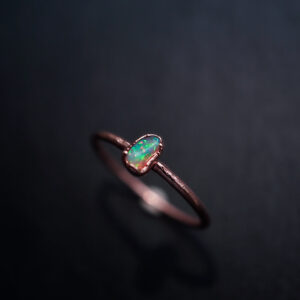 Magia Kolorów - Pierścień z Opalem r. 16,5