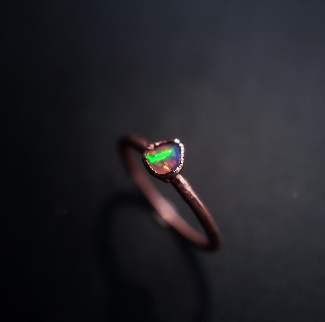 Magia Kolorów - Pierścień z Opalem r. 15