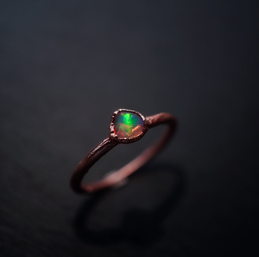 Magia Kolorów - Pierścień z Opalem r. 15 - obrazek 3
