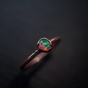 Magia Kolorów - Pierścień z Opalem r. 15,5