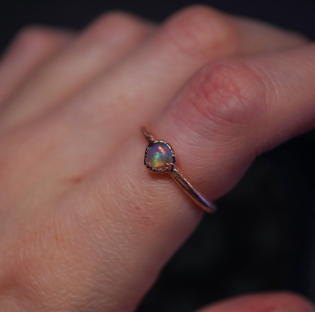 Magia Kolorów - Pierścień z Opalem r. 15 - obrazek 2