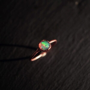 Stone Magic - Ring with Ethiopian Opal r. 16,5