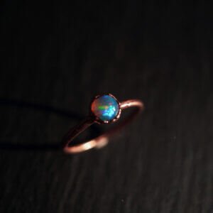 Magia Kamienia - Pierścionek z Opalem Etiopskim r. 13.