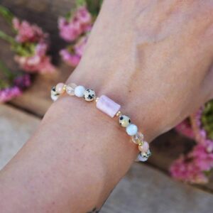 Bransoletka z Kunzytem - Wewnętrzna Siła