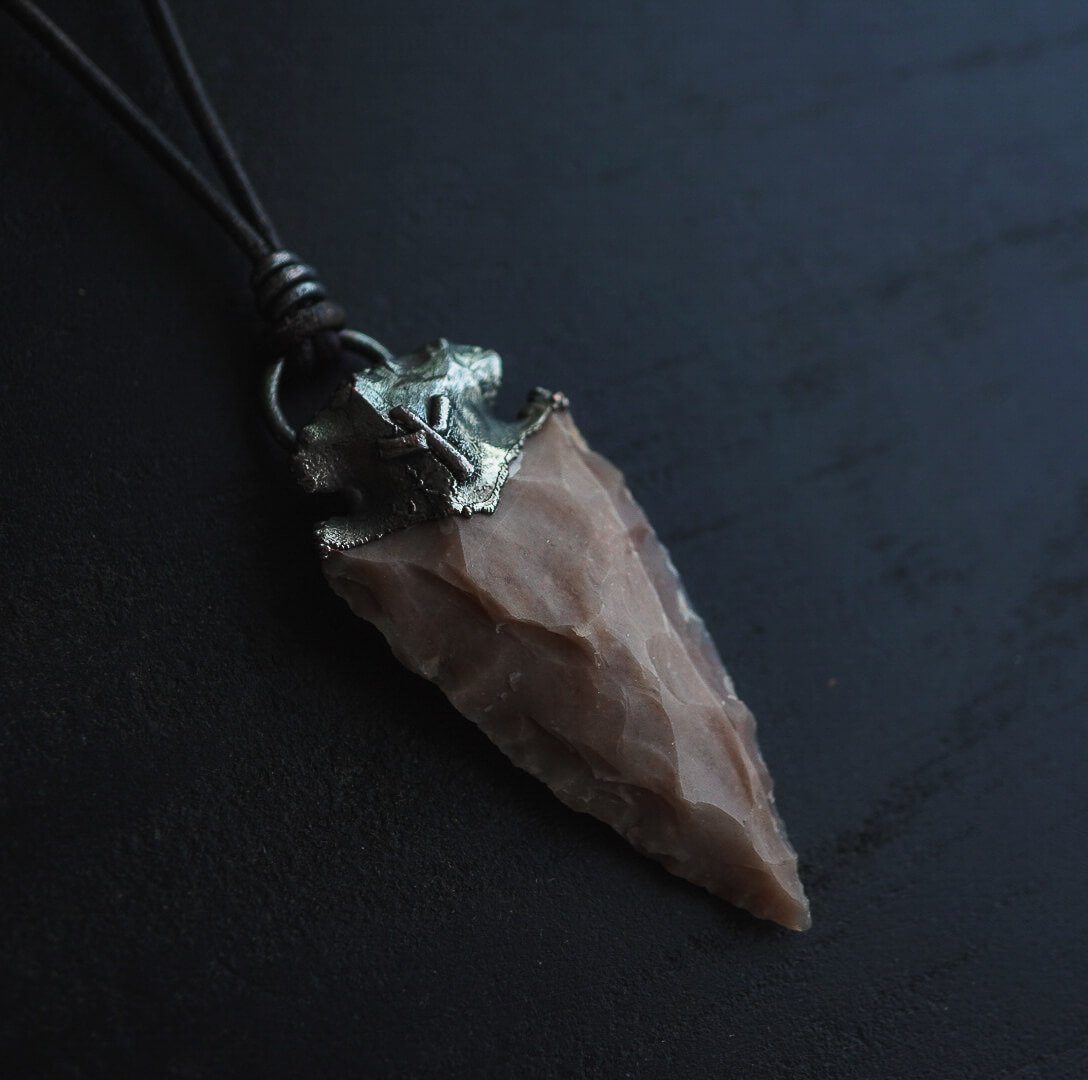 Rune Talisman Algiz with Agate Grotto - Image 4