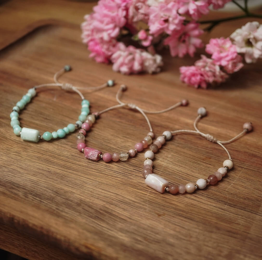 Bransoletka z rodochrozytem i cytrynem – siła równowagi - obrazek 5