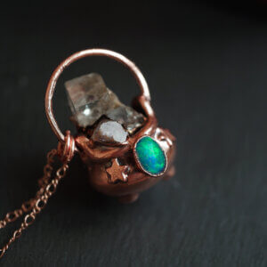 Fluorite Necklace - Cauldron of Misty Magic