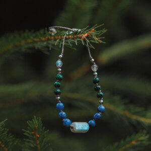 Bransoletka z labradorytem i sodalitem „Noc i Magia”