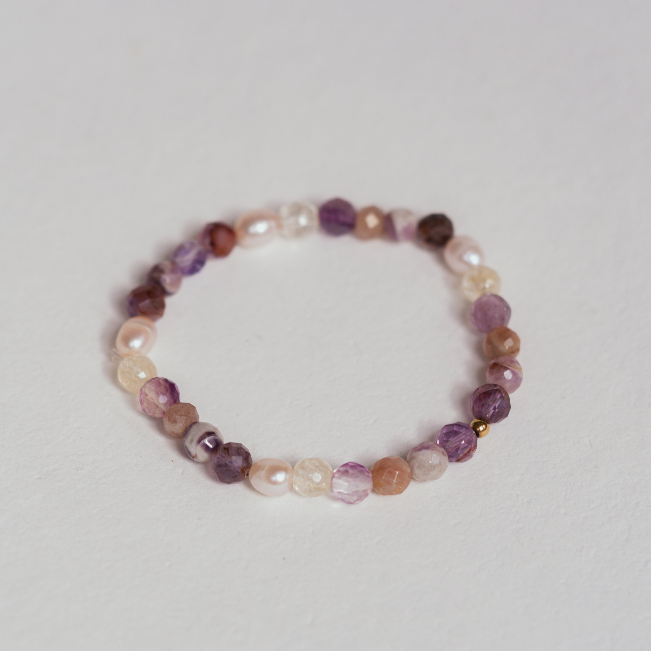 Bracelet with Ametrine and Pearl - Delicacy and Strength - Image 4